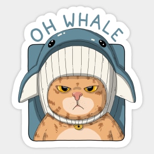 Oh Whale Sticker